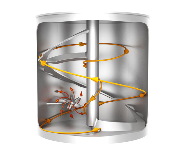 Visualization: powder mixing technology Visualization: powder mixing technology